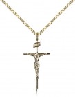 Crucifix Pendant, Gold Filled