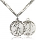 National Guard Guardian Angel Medal, Sterling Silver