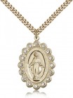 Miraculous Medal, Gold Filled