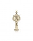 Monstrance Medal, 14 Karat Gold