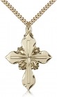 Cross Pendant, Gold Filled