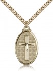 Cross Pendant, Gold Filled