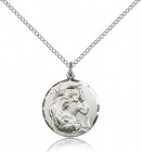 Holy Family Medal, Sterling Silver