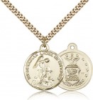 Air Force Guardain Angel Medal, Gold Filled