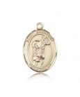 St. Stephanie Medal, 14 Karat Gold, Large