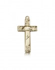 Cross Pendant, 14 Karat Gold