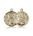 Scapular Medal, 14 Karat Gold