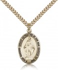 Miraculous Medal, Gold Filled