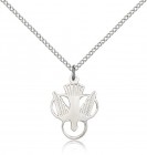 Holy Spirit Medal, Sterling Silver