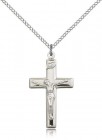 Crucifix Pendant, Sterling Silver