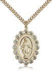 Miraculous Medal, Gold Filled