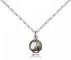 Shell Medal, Sterling Silver