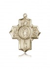 Apparitions Medal, 14 Karat Gold