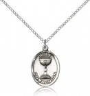 Holy Communion Medal, Sterling Silver