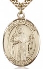 St. Brendan the Navigator Medal, Gold Filled, Large