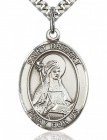 St. Bridget of Sweden Medal, Sterling Silver, Large