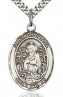 St. Christina the Astonishing Medal, Sterling Silver, Large