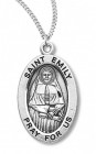 Women's St. Emily Necklace Oval Sterling Silver with Chain Options