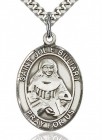 St. Julie Billiart Medal, Sterling Silver, Large