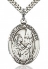 St. Mary Magdalene Medal, Sterling Silver, Large