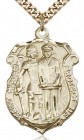 St. Michael the Archangel Medal, Gold Filled