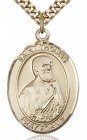 St. Thomas the Apostle Medal, Gold Filled, Large