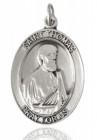 St. Thomas the Apostle Medal, Sterling Silver, Large