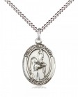 Women's Pewter Oval St. Bernadette Medal