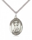 Women's Pewter Oval St. Francis of Assisi Medal