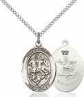 Women's Pewter Oval St. George Army Medal