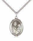 Women's Pewter Oval St. Margaret Mary Alacoque Medal