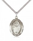 Women's Pewter Oval St. Maria Faustina Medal