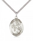 Women's Pewter Oval St. Matthew the Apostle Medal