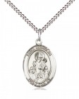 Women's Pewter Oval St. Nicholas Medal