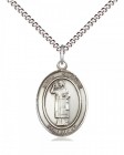 Women's Pewter Oval St. Stephen the Martyr Medal