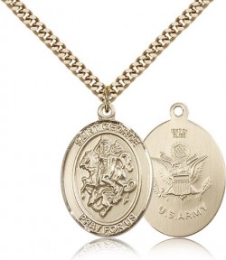 St. George Army Medal, Gold Filled, Large [BL1900]