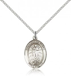 Our Lady of Tears Medal, Sterling Silver, Medium [BL0460]