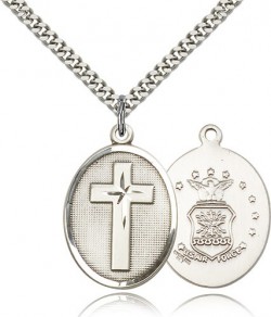 Air Force Cross Pendant, Sterling Silver [BL4841]